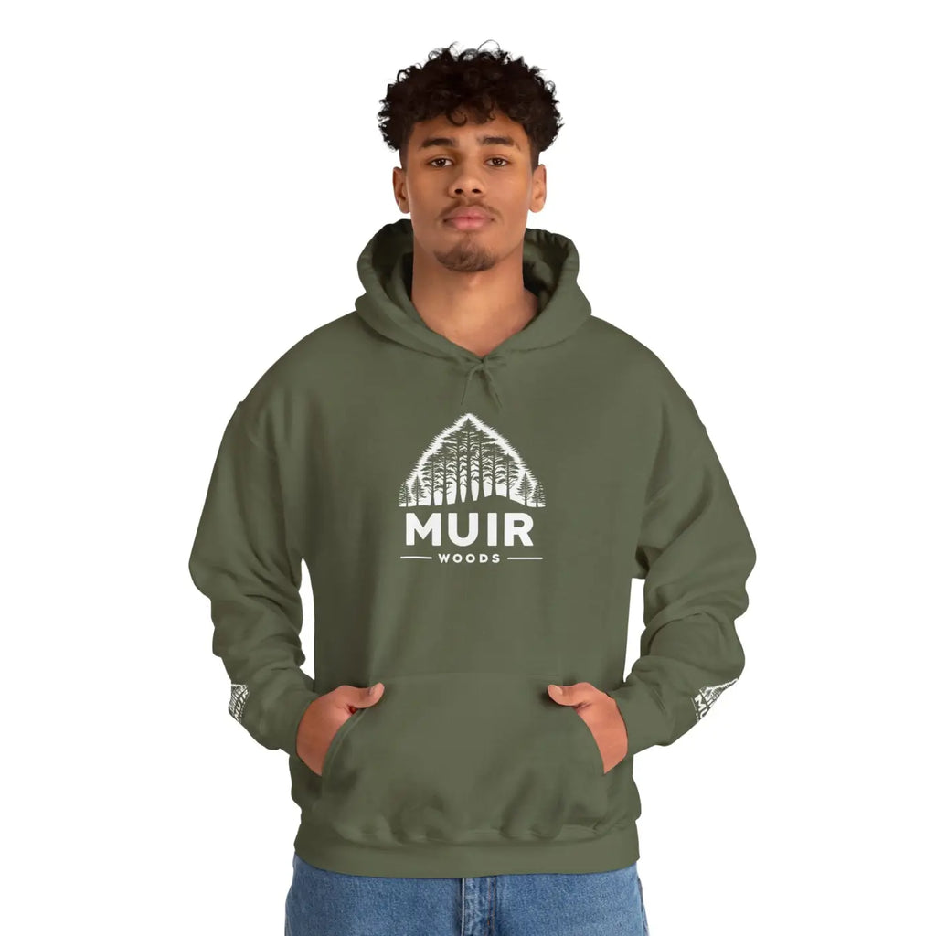 Muir Woods Hoodie - Premium Forest Design - DipaliZ