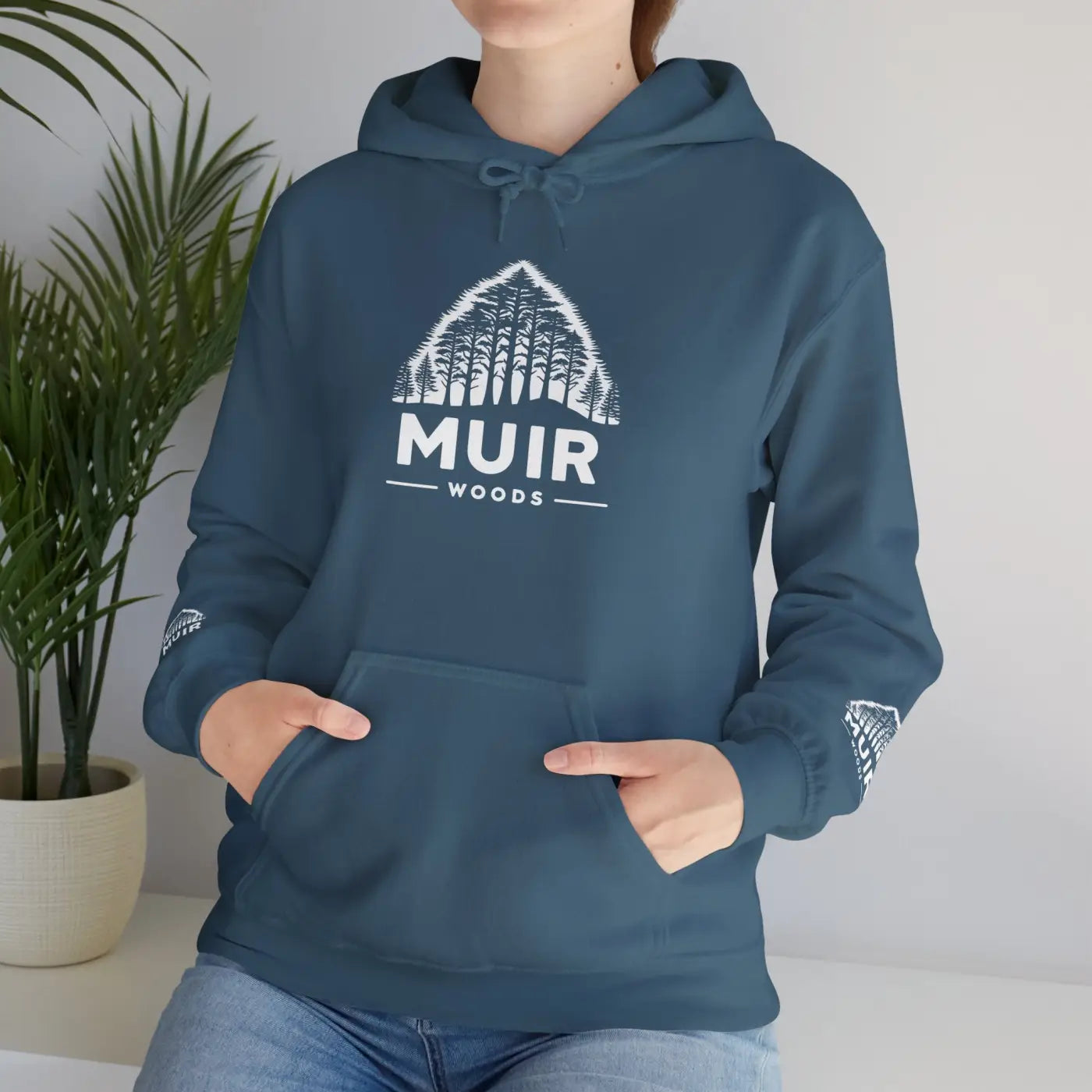 Muir Woods Hoodie - Premium Forest Design - DipaliZ