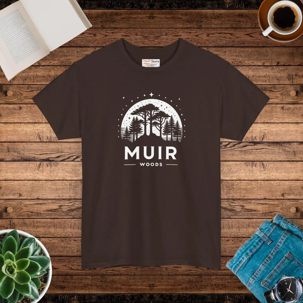 Premium Unisex Heavy Cotton Tee - Muir Woods Adventure - DipaliZ