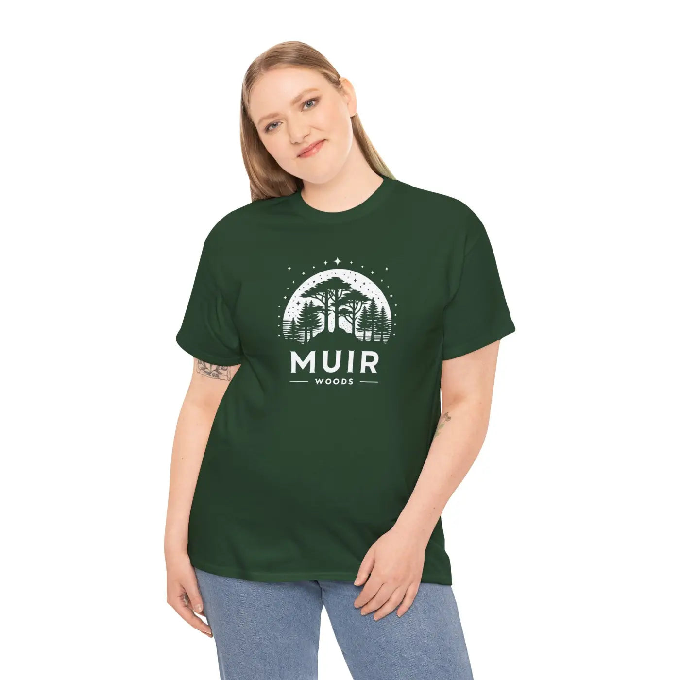 Premium Unisex Heavy Cotton Tee - Muir Woods Adventure - DipaliZ