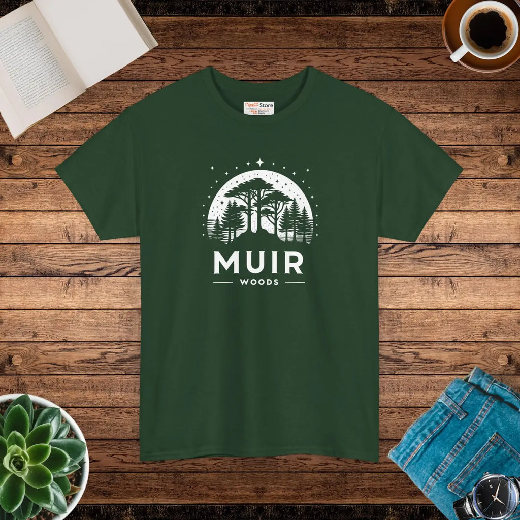 Premium Unisex Heavy Cotton Tee - Muir Woods Adventure - DipaliZ