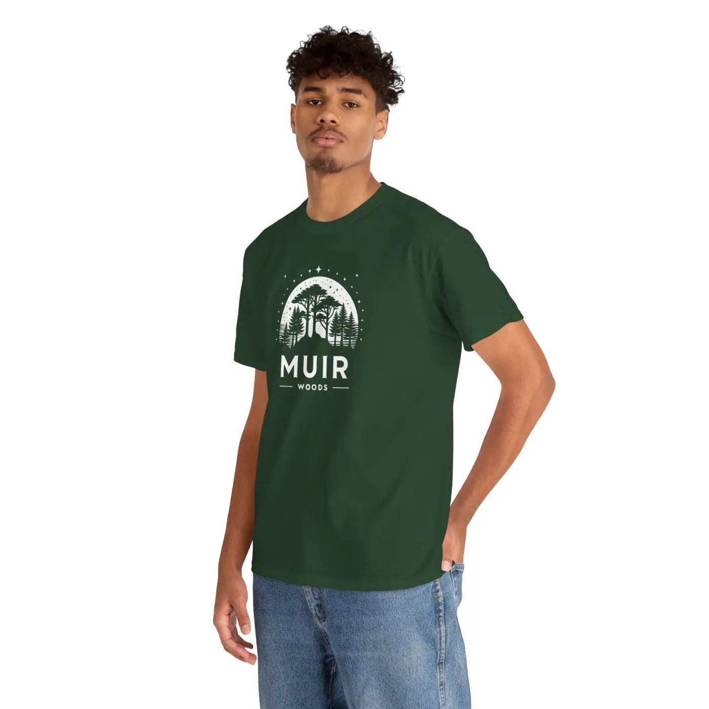 Premium Unisex Heavy Cotton Tee - Muir Woods Adventure - DipaliZ