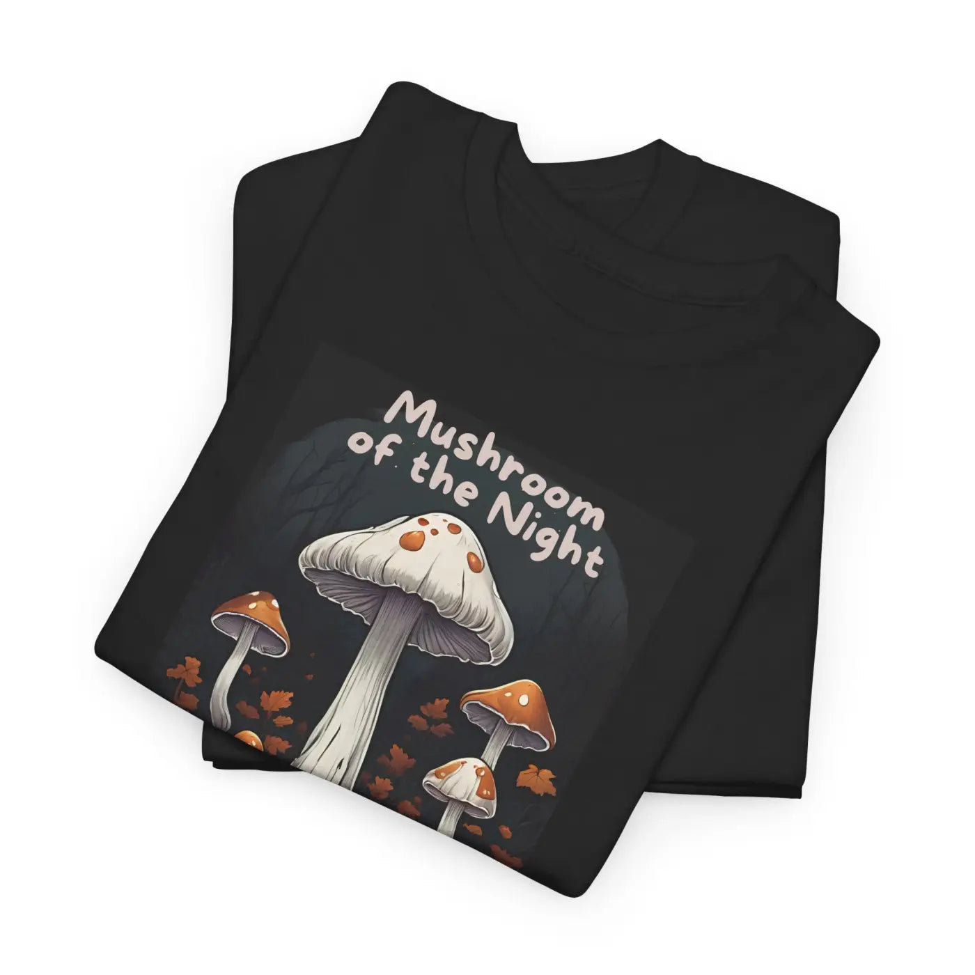 Mushroom of the Night Unisex Heavy Cotton Tee - DipaliZ