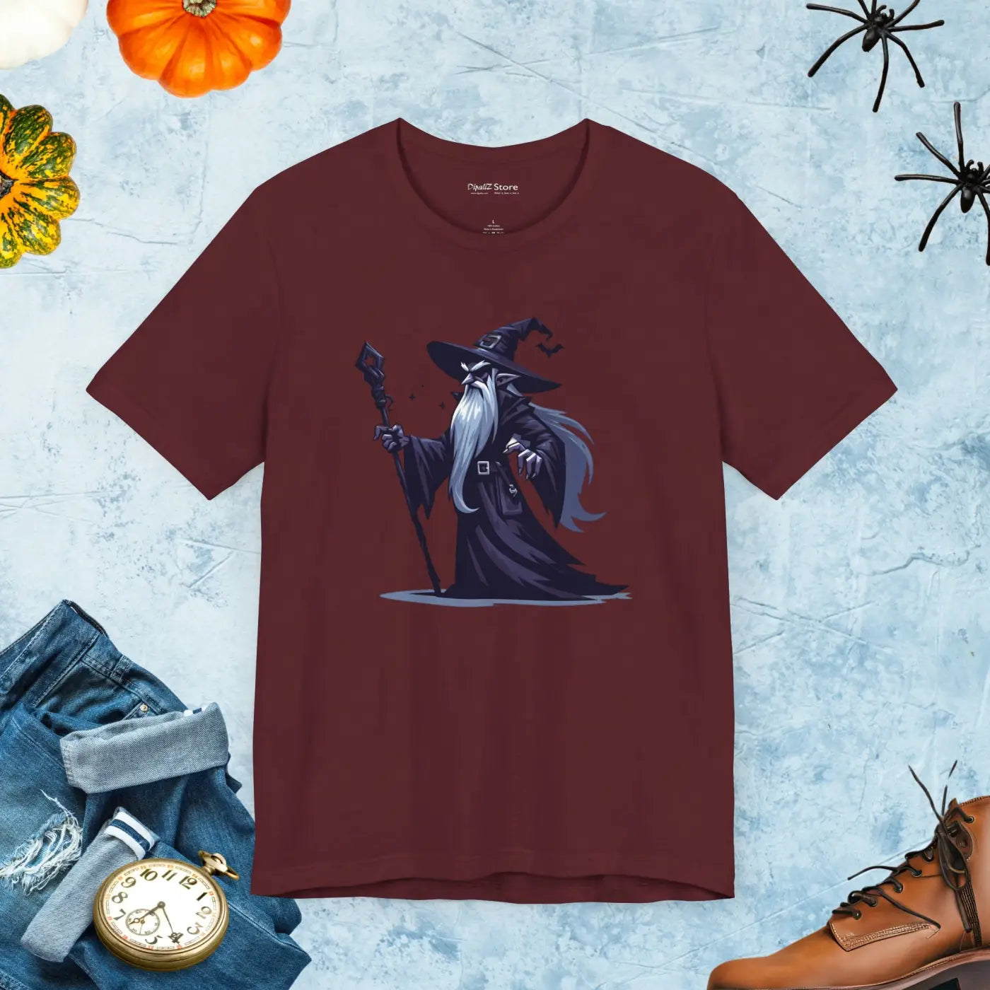 Mysterious Warlock Unisex Jersey Tee - Airlume Combed - DipaliZ