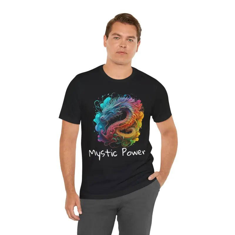 Mystic Power Dragon Unisex Jersey Short Sleeve Tee - DipaliZ