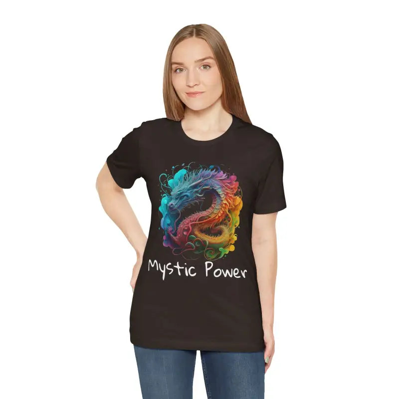 Mystic Power Dragon Unisex Jersey Short Sleeve Tee - DipaliZ
