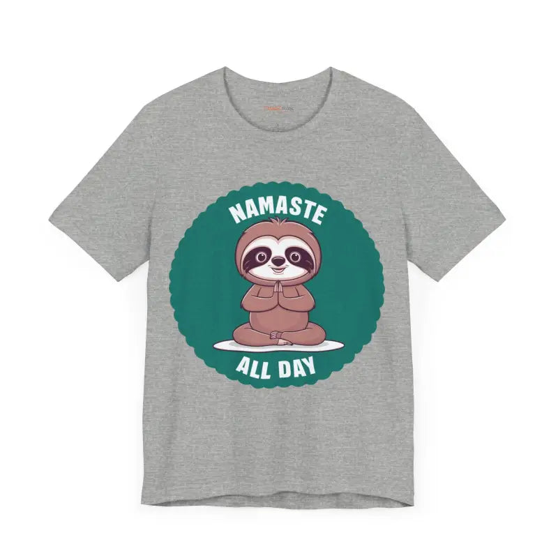 Yoga Unisex Jersey Tee - Quality Print Tapered Shoulders - DipaliZ