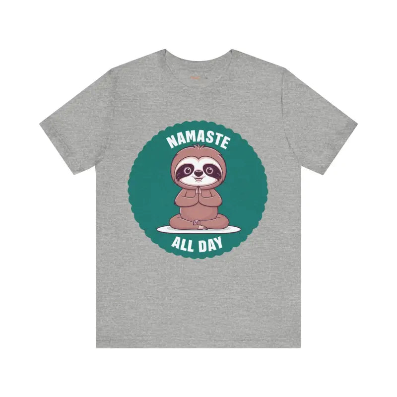 Yoga Unisex Jersey Tee - Quality Print Tapered Shoulders - DipaliZ