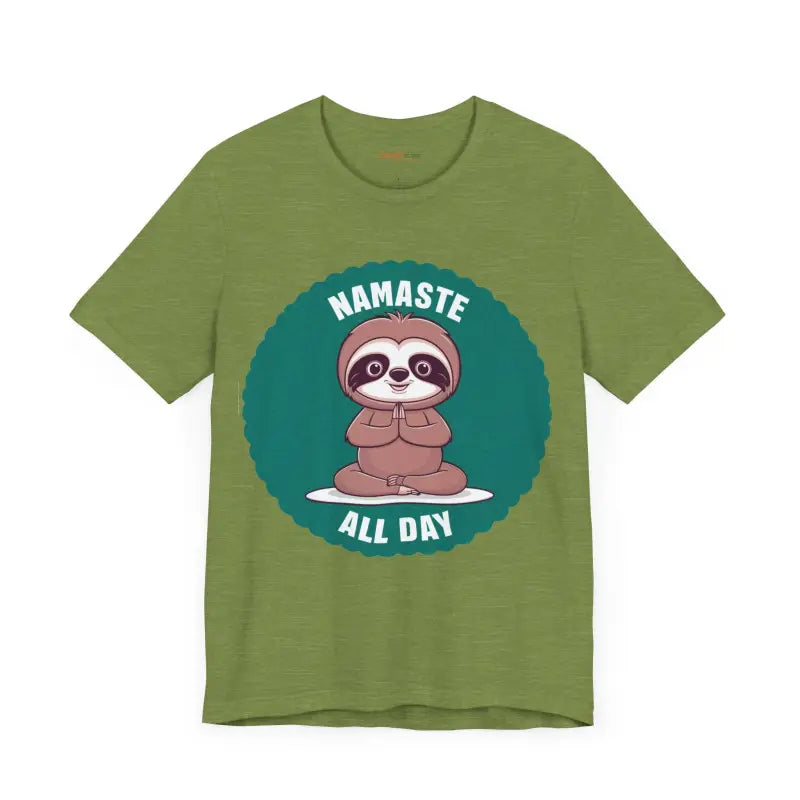 Yoga Unisex Jersey Tee - Quality Print Tapered Shoulders - DipaliZ