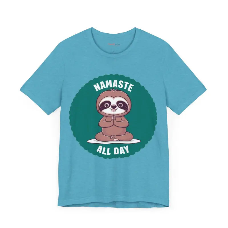 Yoga Unisex Jersey Tee - Quality Print Tapered Shoulders - DipaliZ