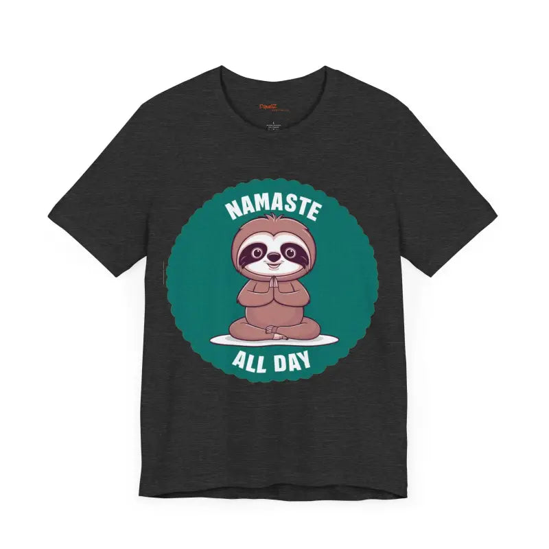 Yoga Unisex Jersey Tee - Quality Print Tapered Shoulders - DipaliZ