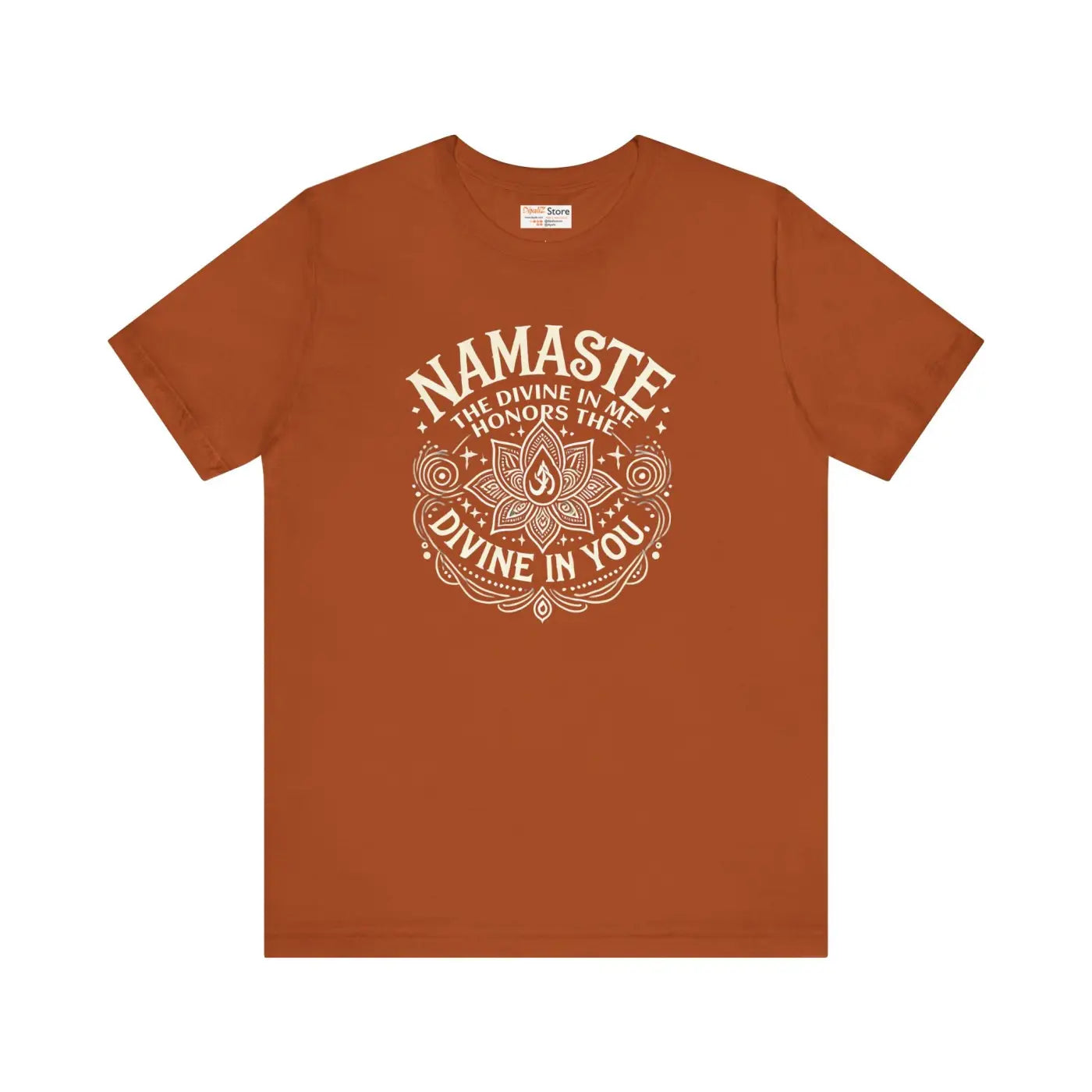 Namaste Unisex Jersey Short Sleeve Tee - Comfort and Peace - DipaliZ