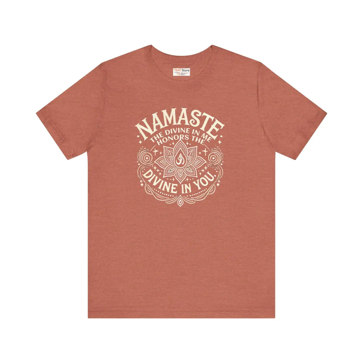 Namaste Unisex Jersey Short Sleeve Tee - Comfort and Peace - DipaliZ