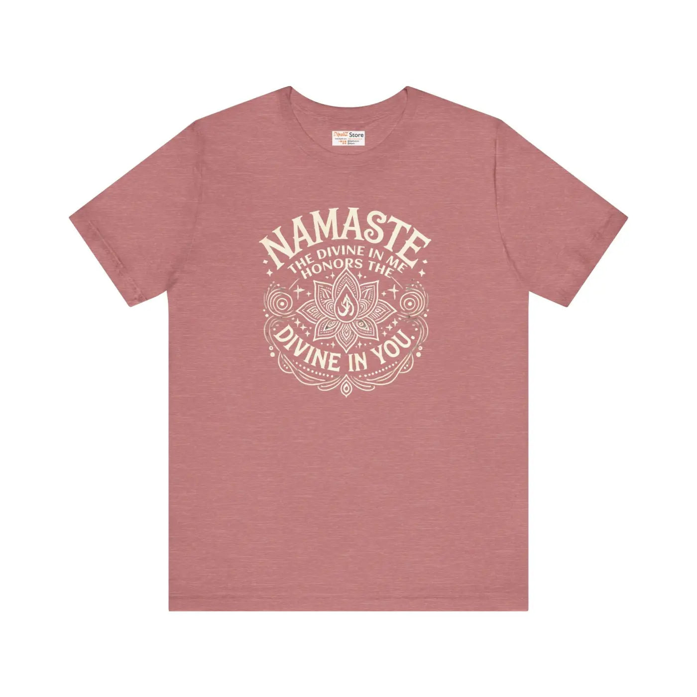 Namaste Unisex Jersey Short Sleeve Tee - Comfort and Peace - DipaliZ