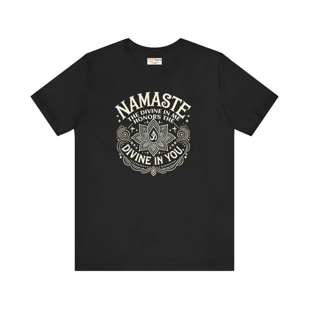 Namaste Unisex Jersey Short Sleeve Tee - Comfort and Peace - DipaliZ