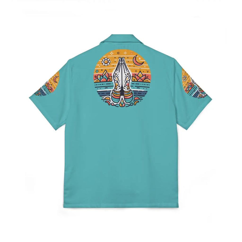 Men's Namaste Hawaiian Camp Shirt - Summer Style - DipaliZ