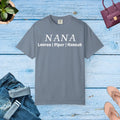 Nana Personalized Custom Names Grandma Gift T-Shirt - DipaliZ