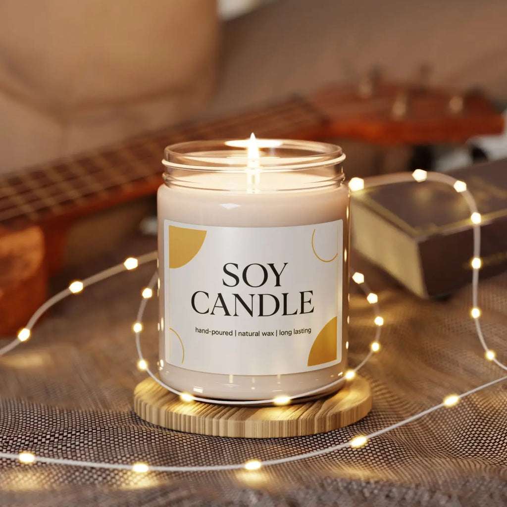 Scented Soy Candle - Long-Lasting Aroma Cotton Wick - DipaliZ