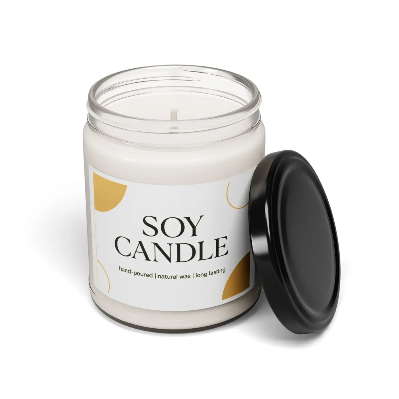 Scented Soy Candle - Long-Lasting Aroma Cotton Wick - DipaliZ