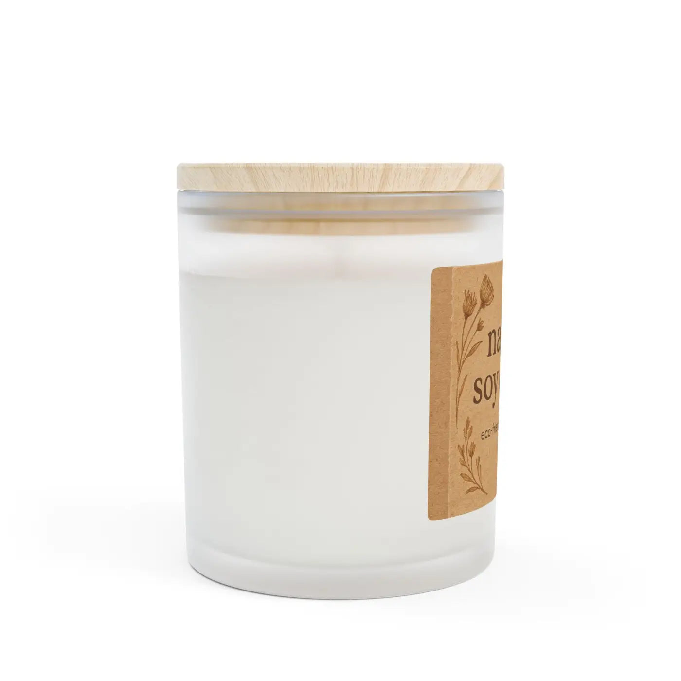 Natural Soy Candle - Unique Wooden Wick Soothing Ambiance - DipaliZ