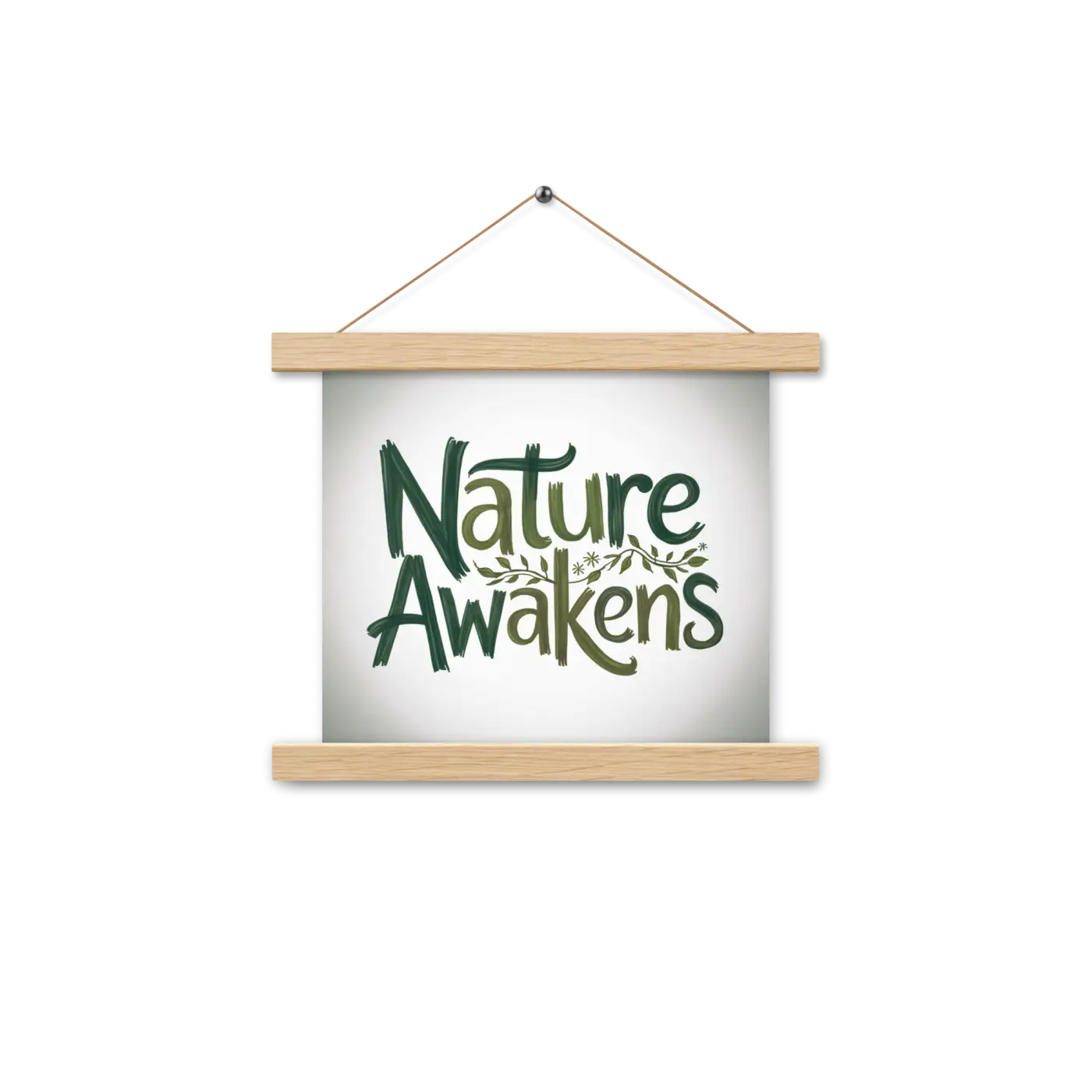 Stylish Hanger Piece - Nature Awakens Poster Design - DipaliZ