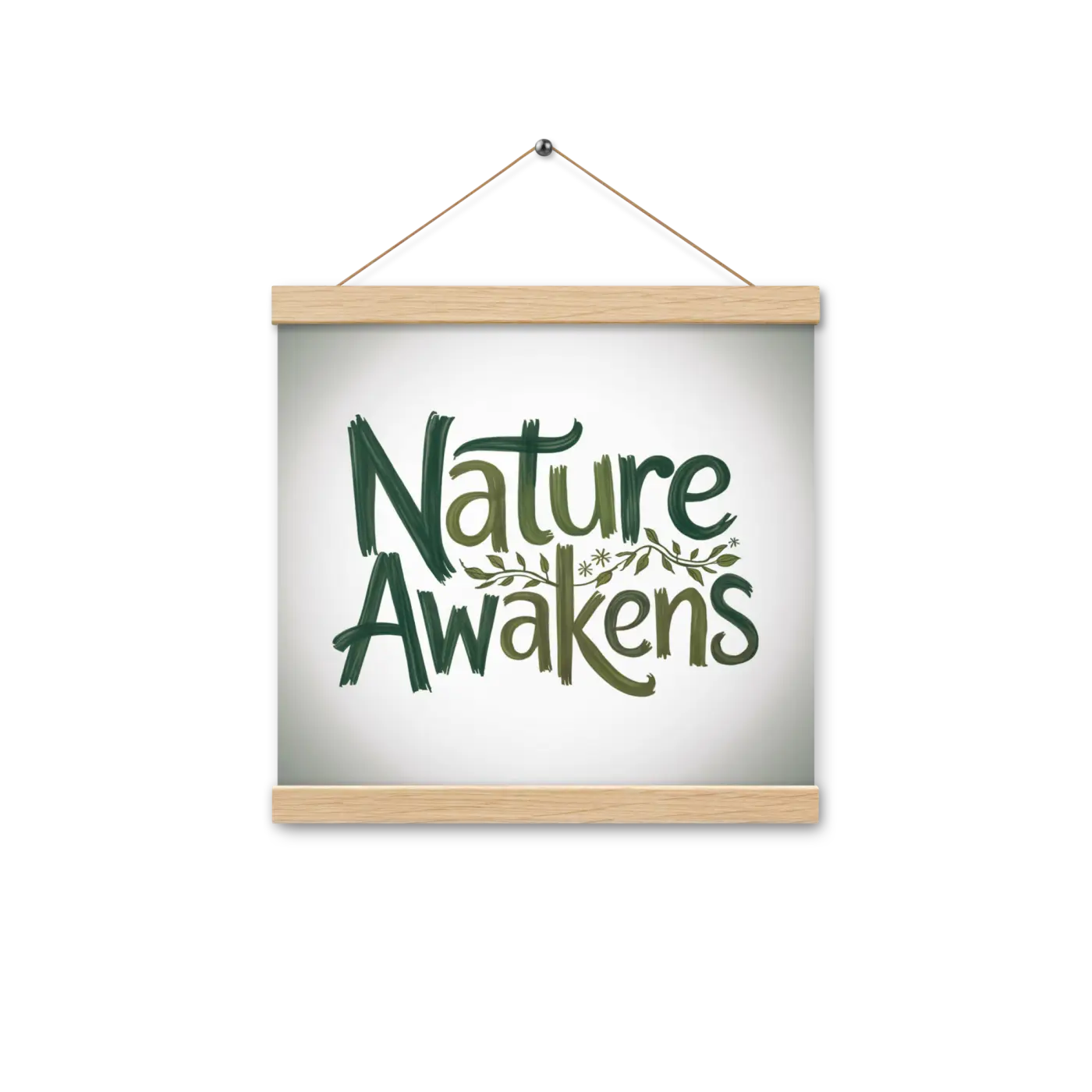 Stylish Hanger Piece - Nature Awakens Poster Design - DipaliZ