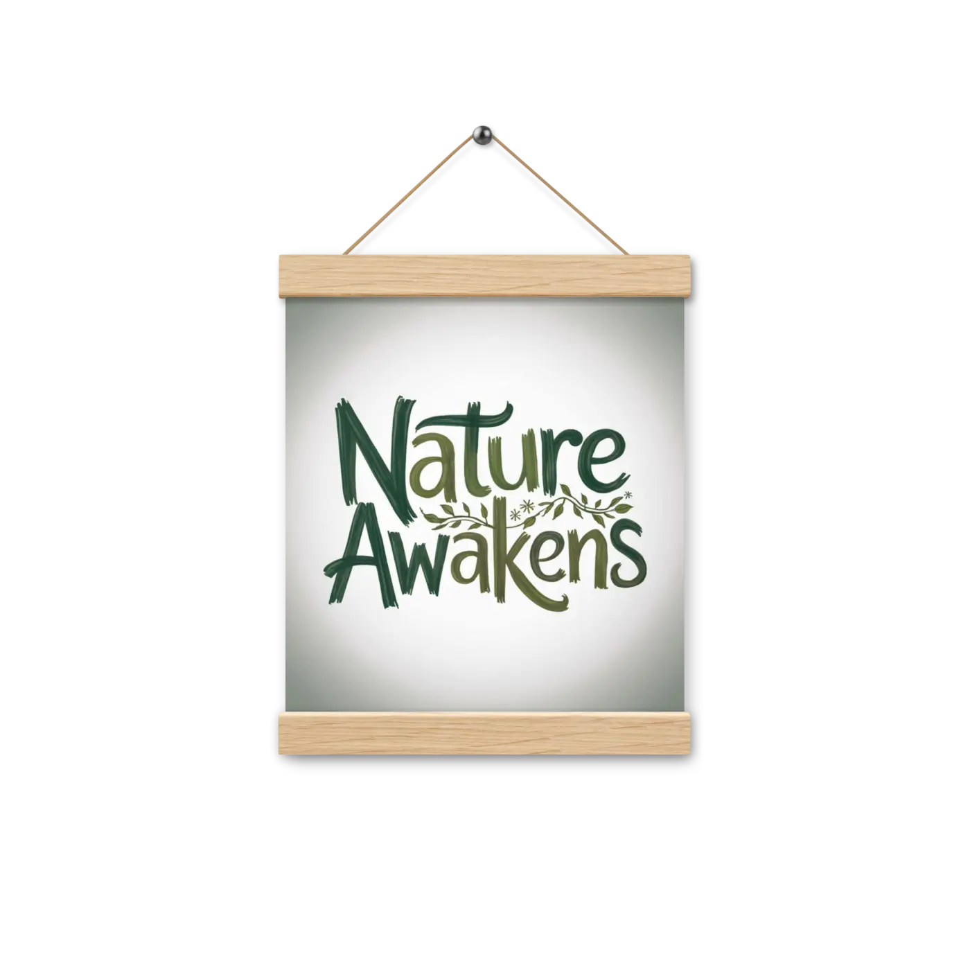 Stylish Hanger Piece - Nature Awakens Poster Design - DipaliZ