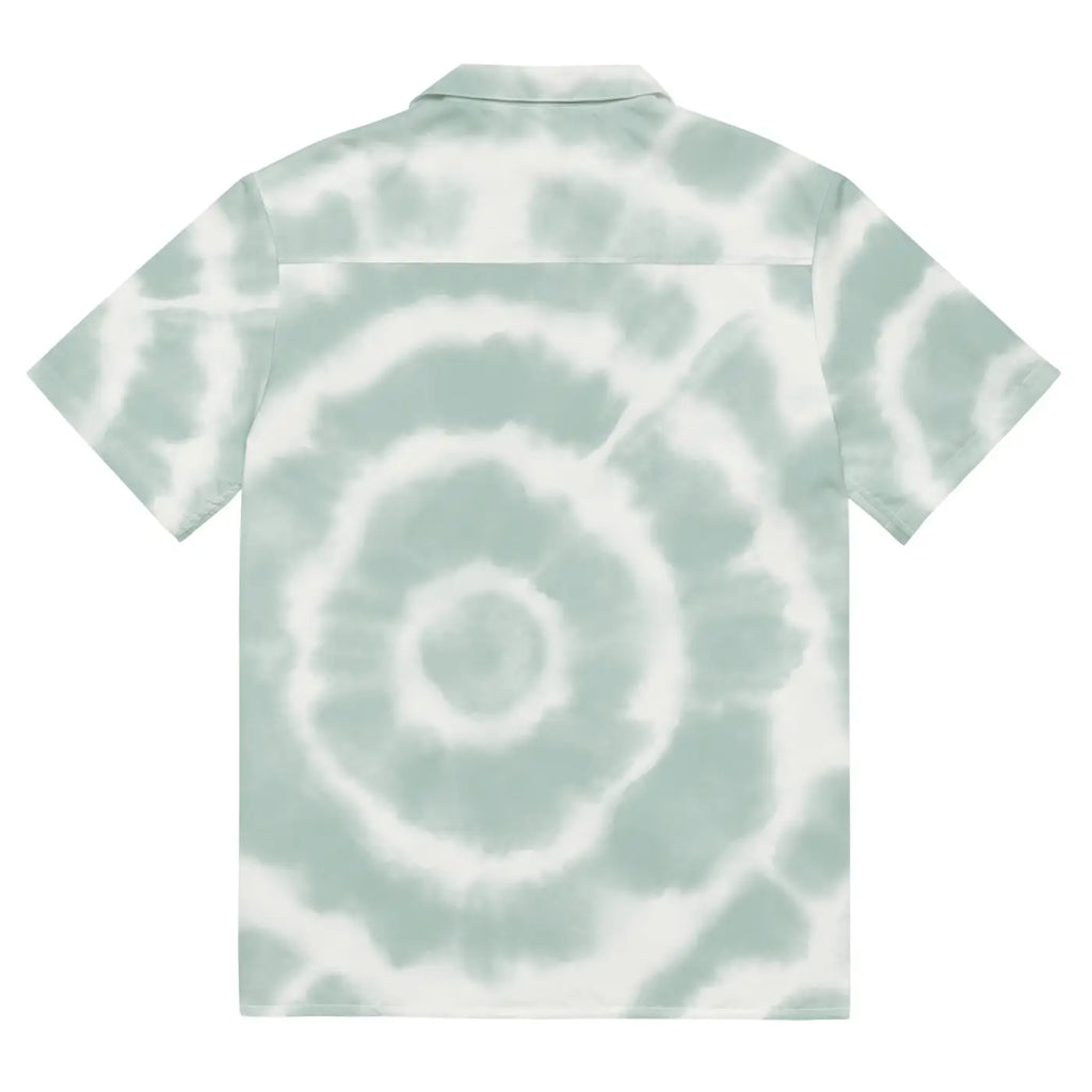 Unisex Button Shirt - Nature Flower Tie-Dye Design - DipaliZ