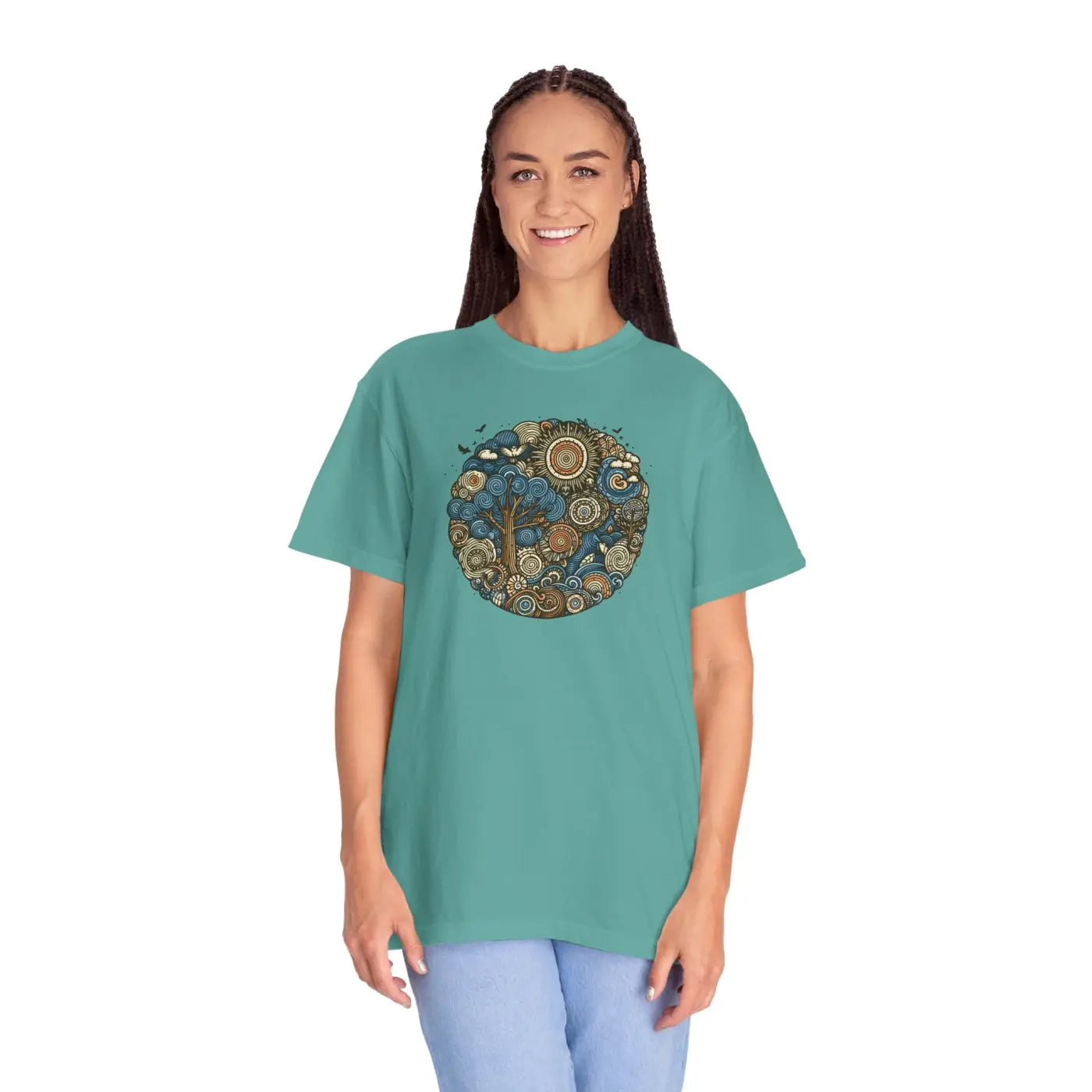 Trendy Outfits Tee - Nature Inspired Unisex Easy Low Heat - DipaliZ