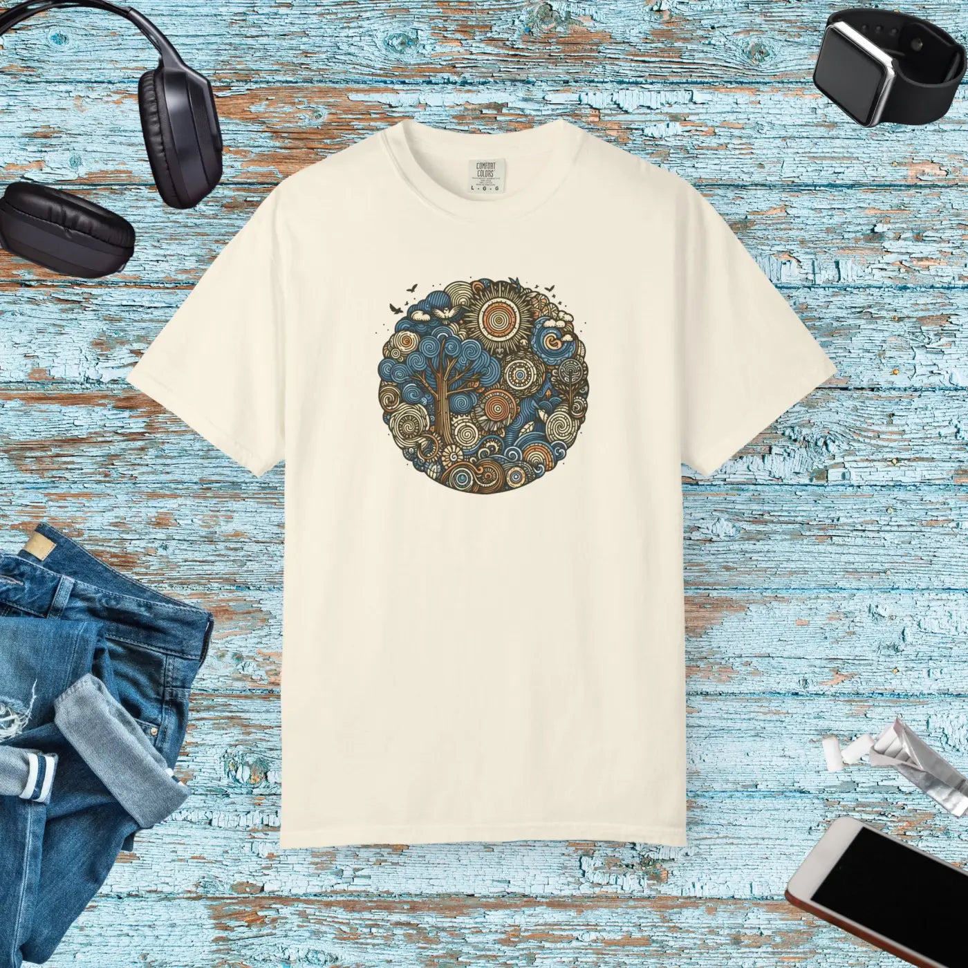 Trendy Outfits Tee - Nature Inspired Unisex Easy Low Heat - DipaliZ