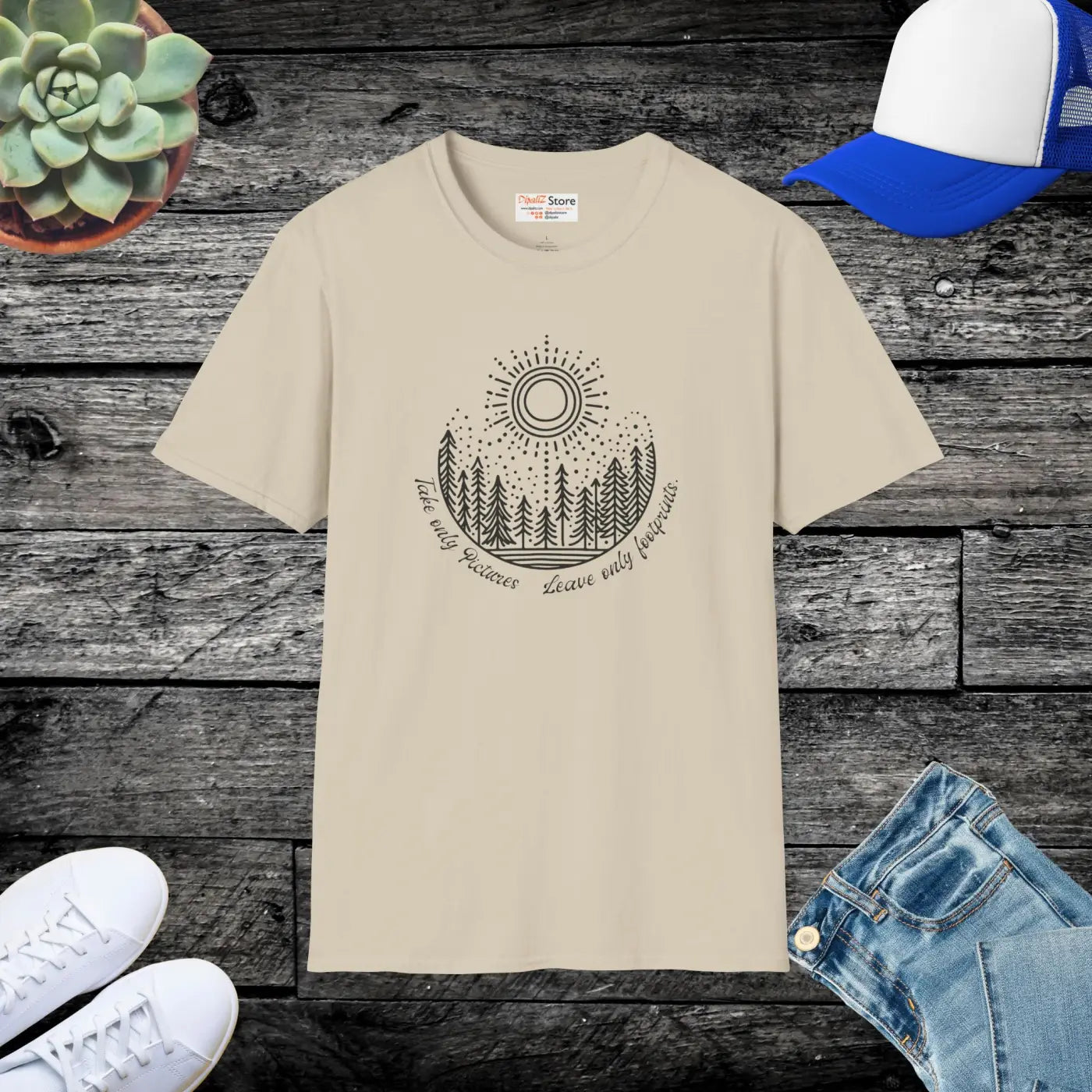 Unisex Softstyle T-Shirt - Nature Lovers Design - DipaliZ