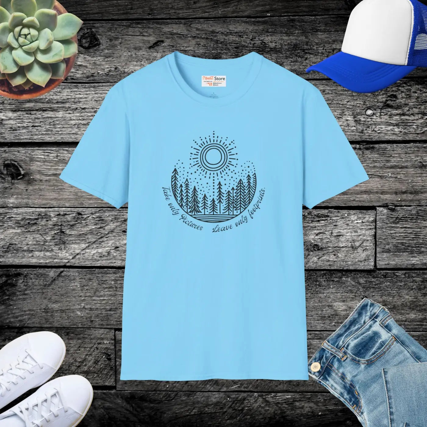 Unisex Softstyle T-Shirt - Nature Lovers Design - DipaliZ
