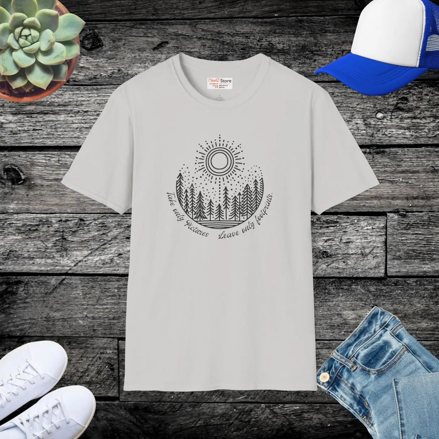 Unisex Softstyle T-Shirt - Nature Lovers Design - DipaliZ