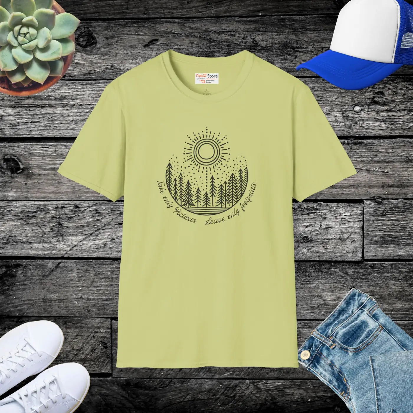 Unisex Softstyle T-Shirt - Nature Lovers Design - DipaliZ