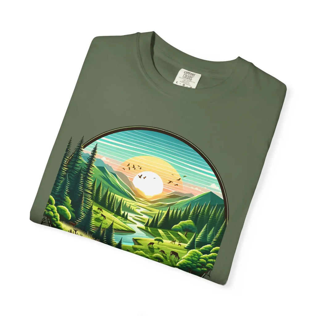 Relaxed Fit Graphic Tee - Outdoor Lovers Adventure Shirt - DipaliZ