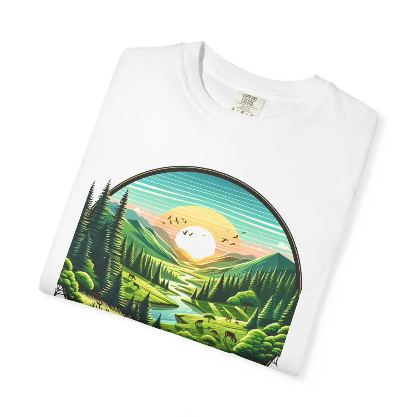 Relaxed Fit Graphic Tee - Outdoor Lovers Adventure Shirt - DipaliZ