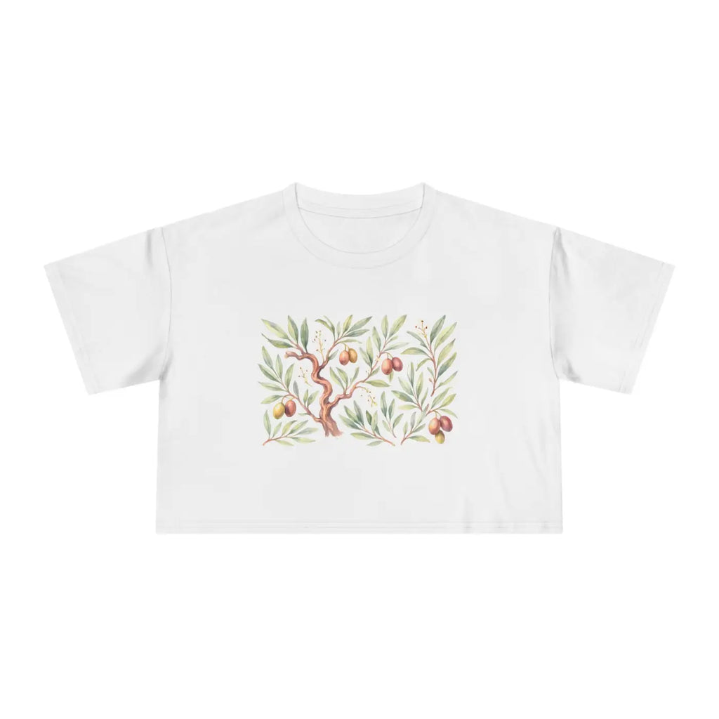 Plant Lover Shirt - Eco Chic Summer Crop Tee - DipaliZ