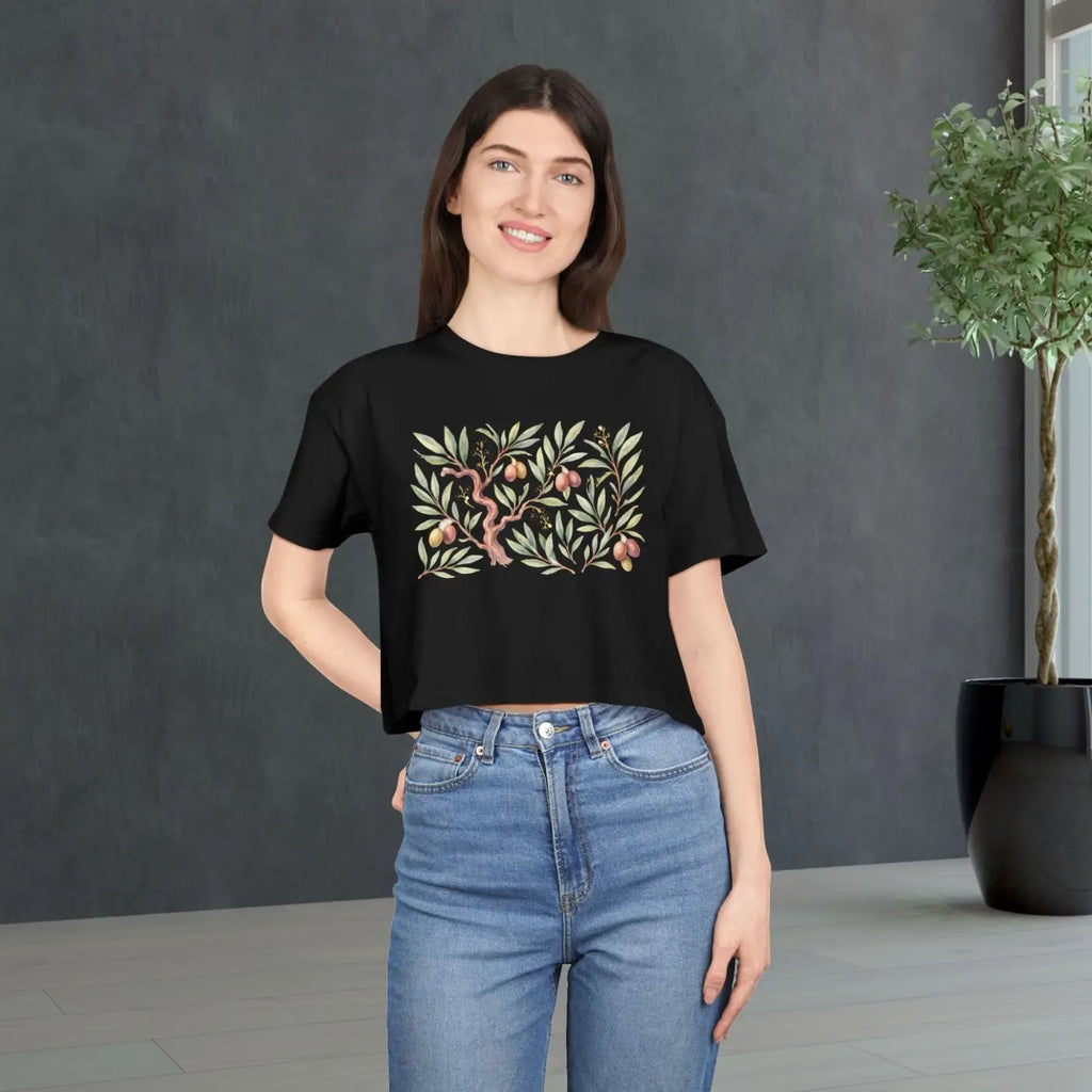 Plant Lover Shirt - Eco Chic Summer Crop Tee - DipaliZ