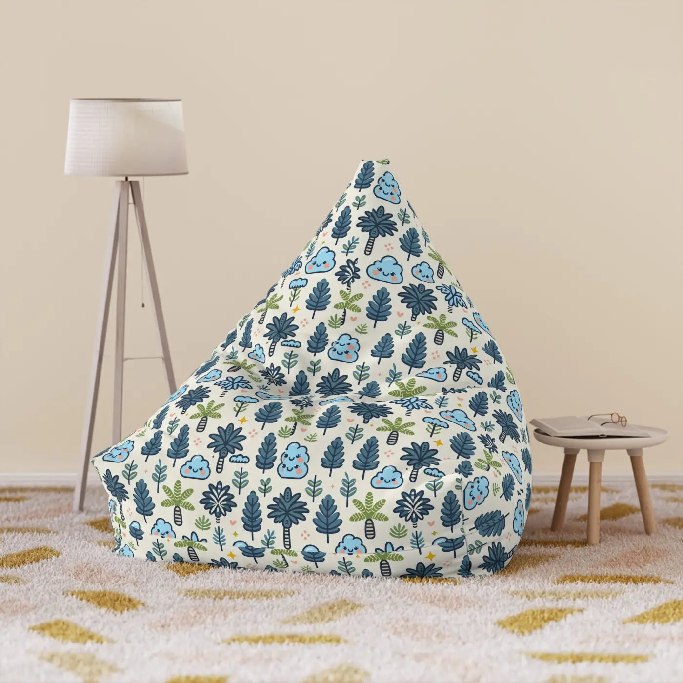 Nature Pattern Bean Bags Cover - Premium Polyester - DipaliZ