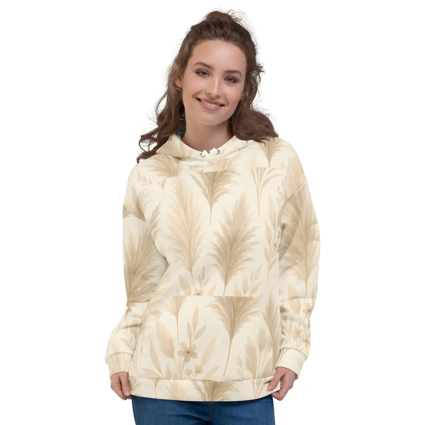 Vibrant Brushed Fleece Hoodie - Double-Lined Hood - DipaliZ