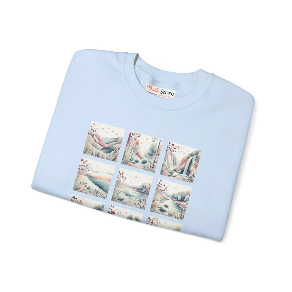 Ultra Cozy Beauty Panel Unisex Crewneck Sweatshirt - DipaliZ