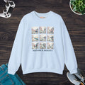 Ultra Cozy Beauty Panel Unisex Crewneck Sweatshirt - DipaliZ