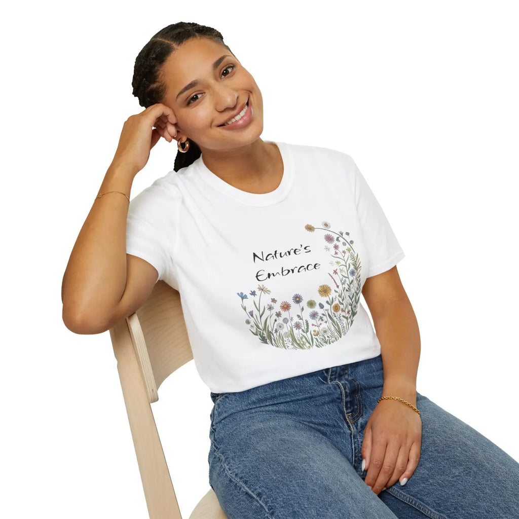 Softstyle Wildflower Tee - Unisex Style Meets Comfort - DipaliZ