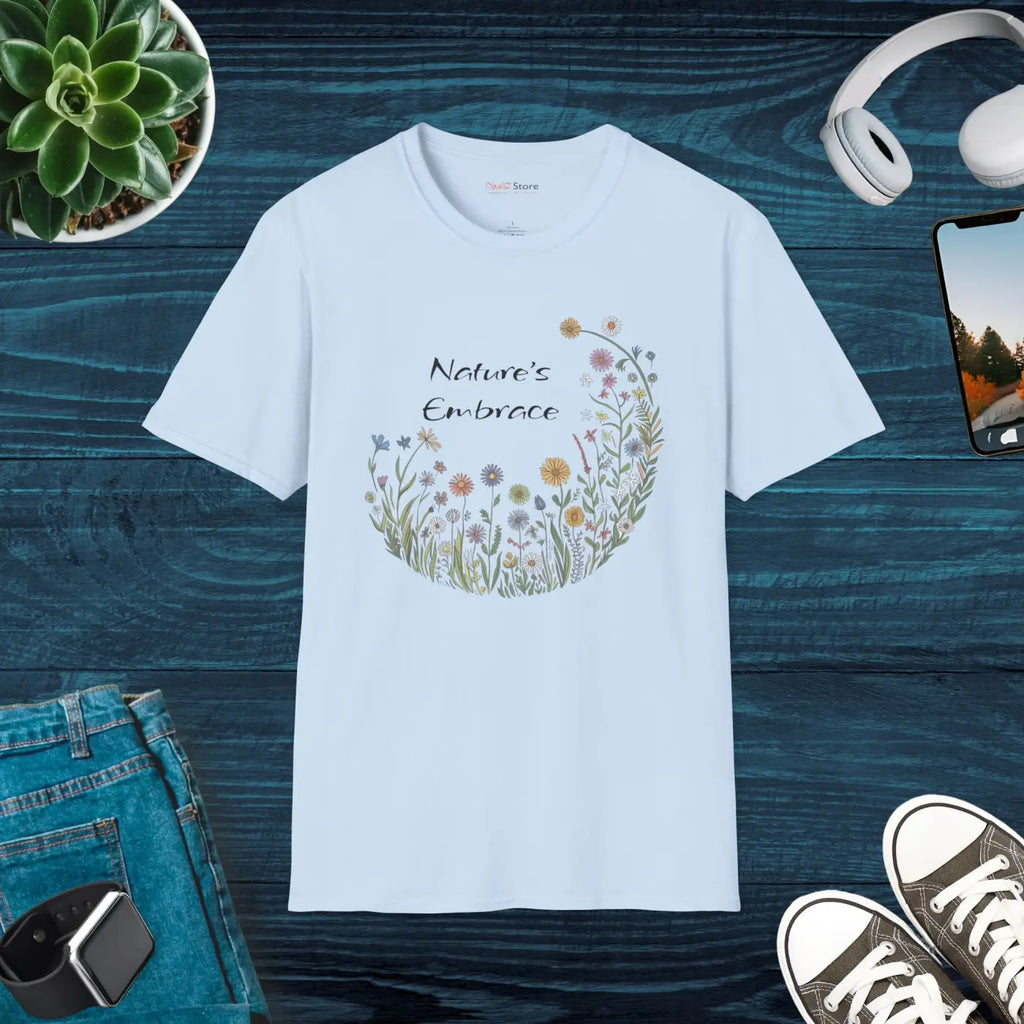 Softstyle Wildflower Tee - Unisex Style Meets Comfort - DipaliZ