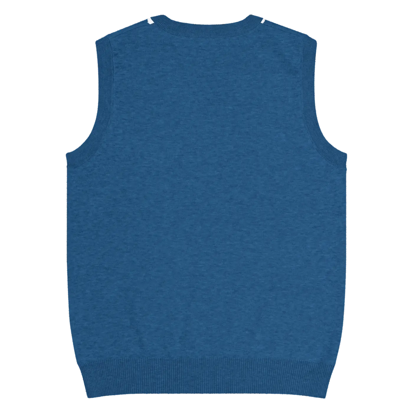 White Polka Dot Knit Vest - Retro Navy Style - DipaliZ