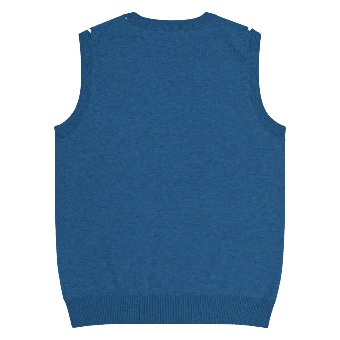 White Polka Dot Knit Vest - Retro Navy Style - DipaliZ