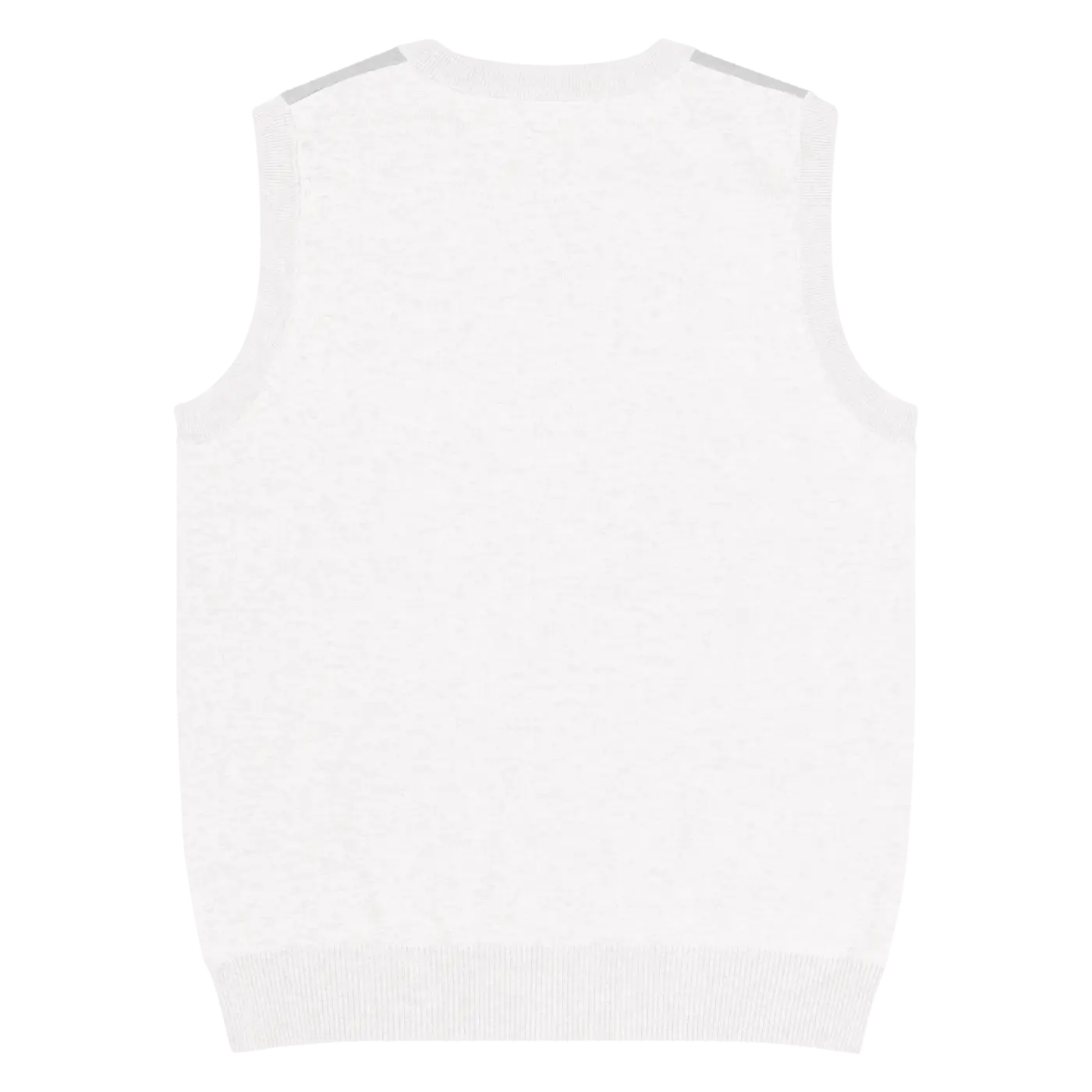 Knit Vest - Stunning White Diagonal Stripe Pattern - DipaliZ