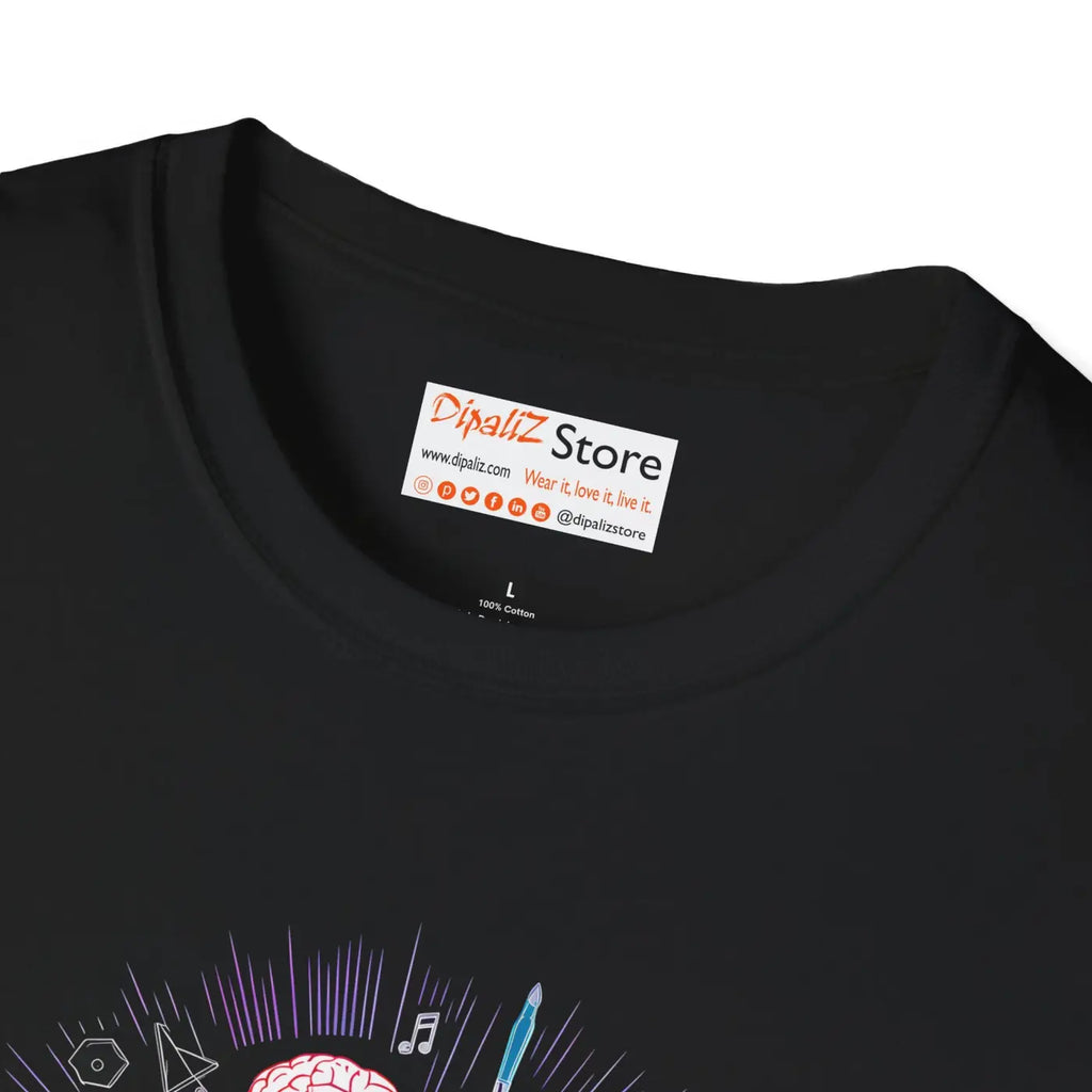 Neurodivergent Thinker Tee - Unisex Softstyle Comfort - DipaliZ