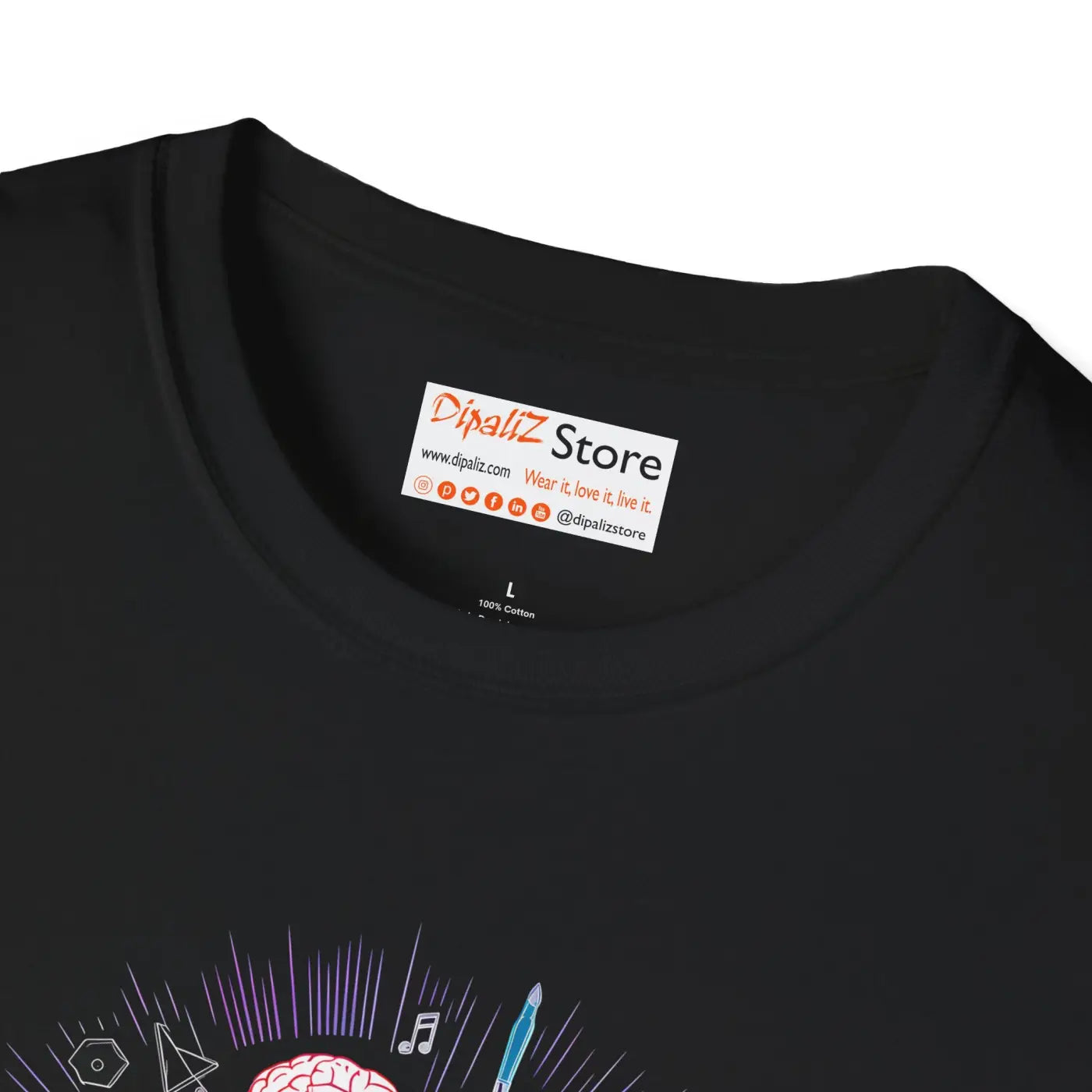Neurodivergent Thinker Tee - Unisex Softstyle Comfort - DipaliZ