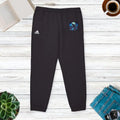 Ninja Cat Adidas Unisex Fleece Joggers - Recycled Polyester - DipaliZ